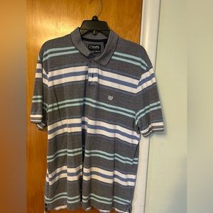 Chaps striped polo XL
